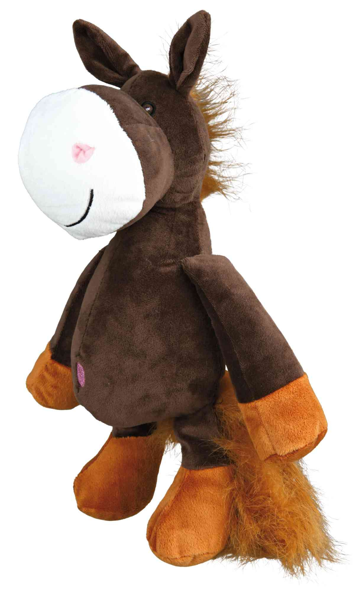 trixie hundespielzeug pferd 34830 – Trixie Pferd Plüsch und Hundespielzeug mit Tierstimme