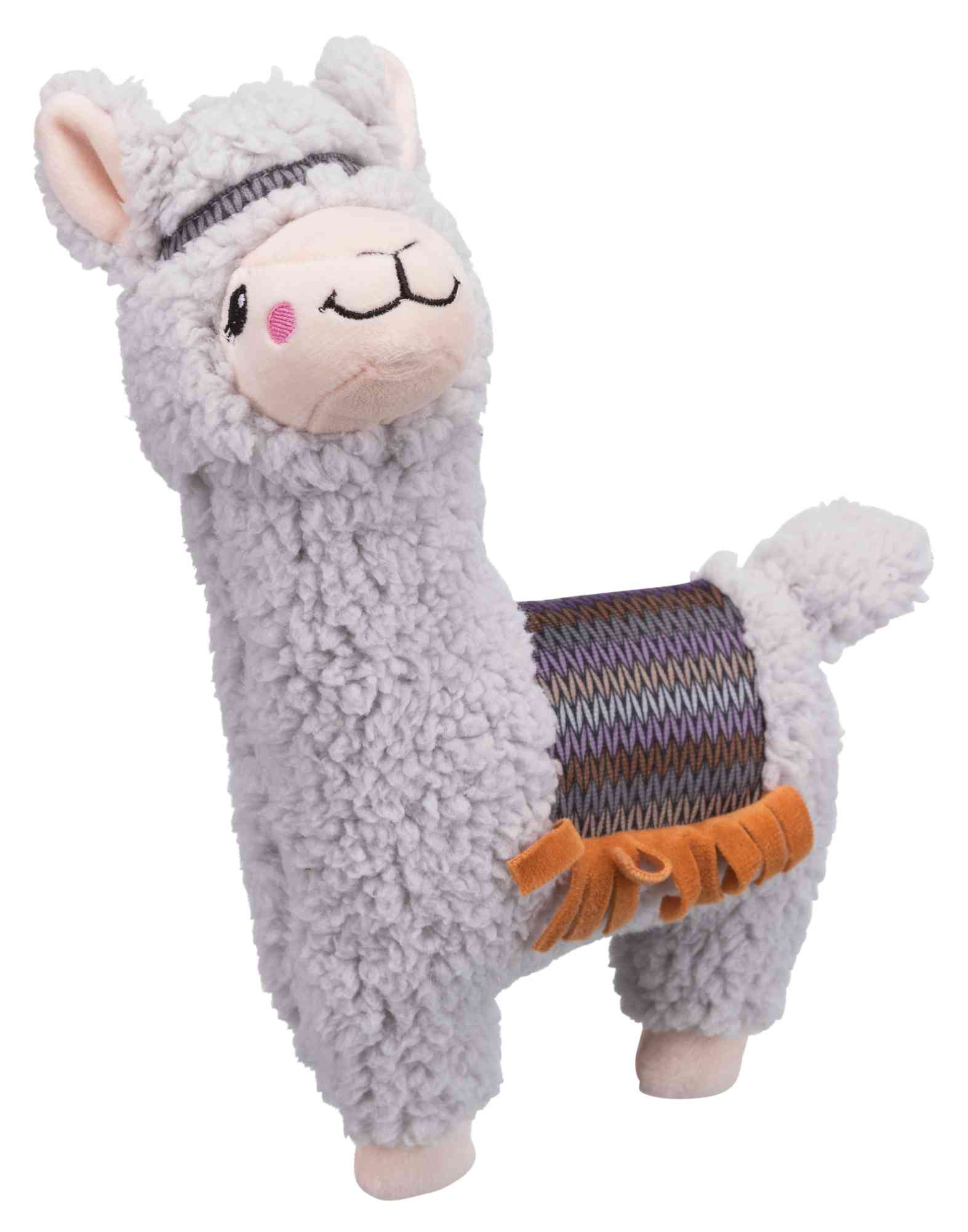 trixie hundespielzeug alpaka 35899 – Trixie Alpaka Plüsch und Hundespielzeug mit Quietscher