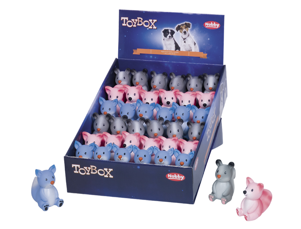 hundespielzeug figuren 60426 – Nobby Tierbabies Latex und Kompaktes Welpenspielzeug Gummi