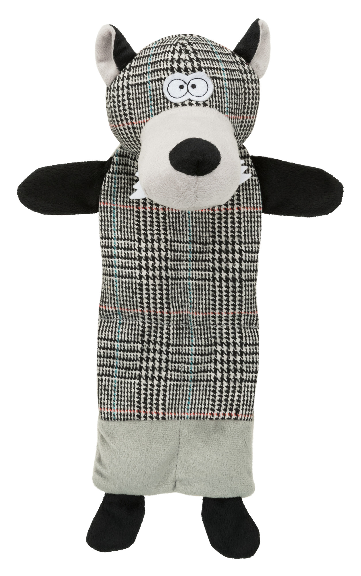 Das trixie hundespielzeug wolf 36114 Plüschtier im drolligen Schlenker-Design