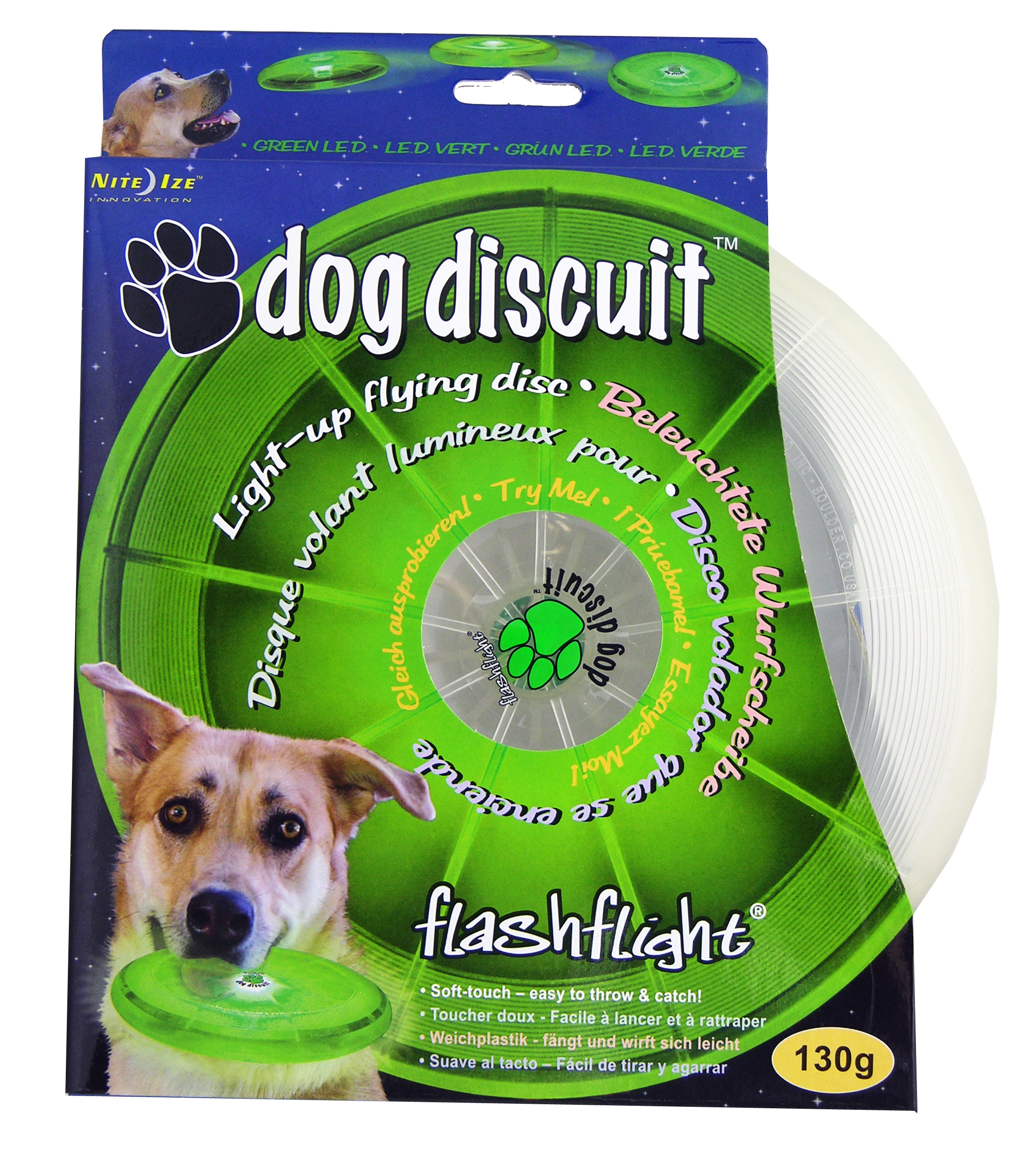 Geräuschlose Wurfscheibe Hund Optamit Dog Disc