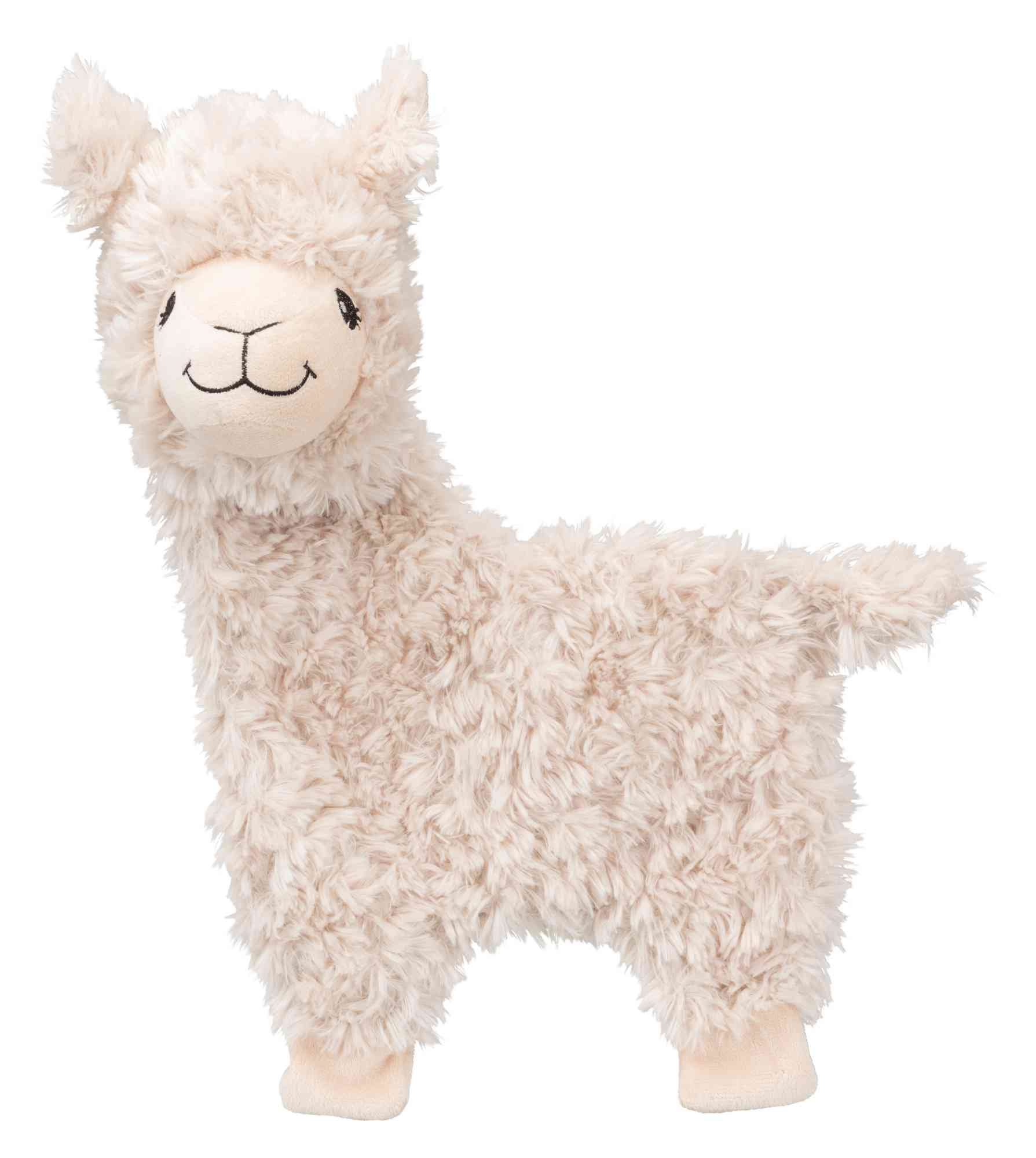 trixie hundespielzeug lama 35884 – Trixie Lama Plüsch und Hundespielzeug mit Quietscher