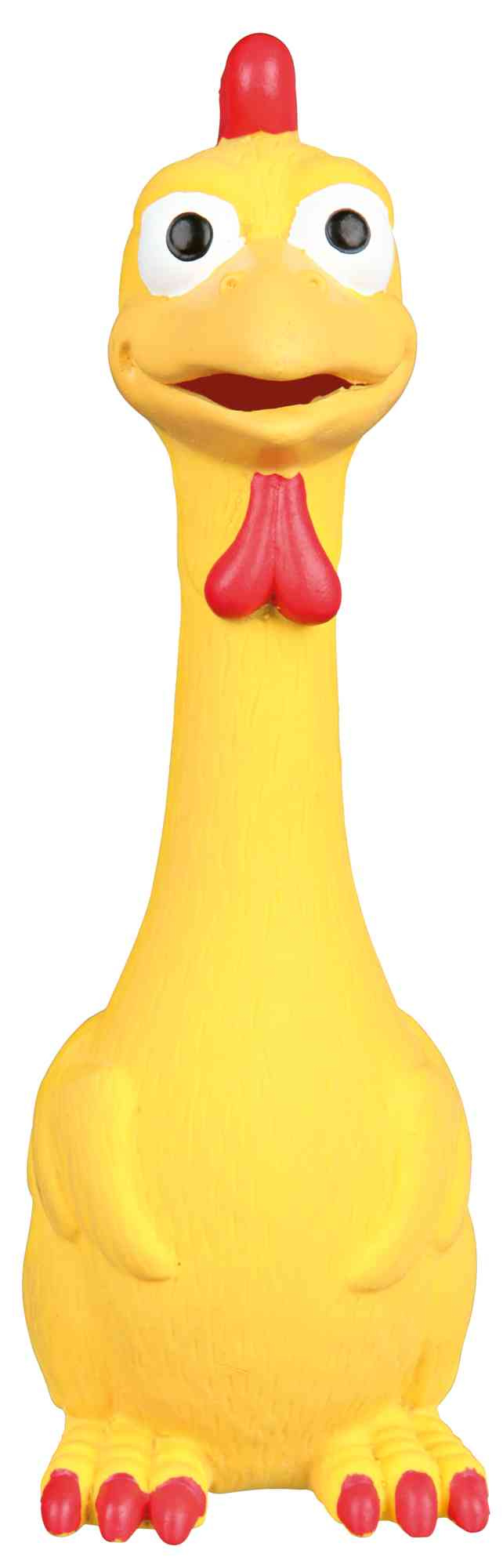 Weiches Welpenspielzeug groß 35182 – 20 cm großer Trixie Latexvogel für heranwachsende Hunde mit naturgetreuer Tierstimme