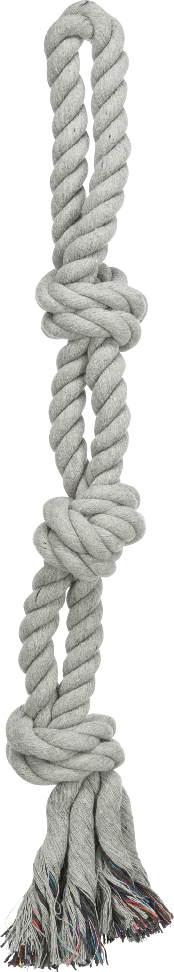 Trixie Spieltau Baumwolle 3275 – Kauseil zur Zahnpflege aus Baumwoll-Polyester-Mischgewebe