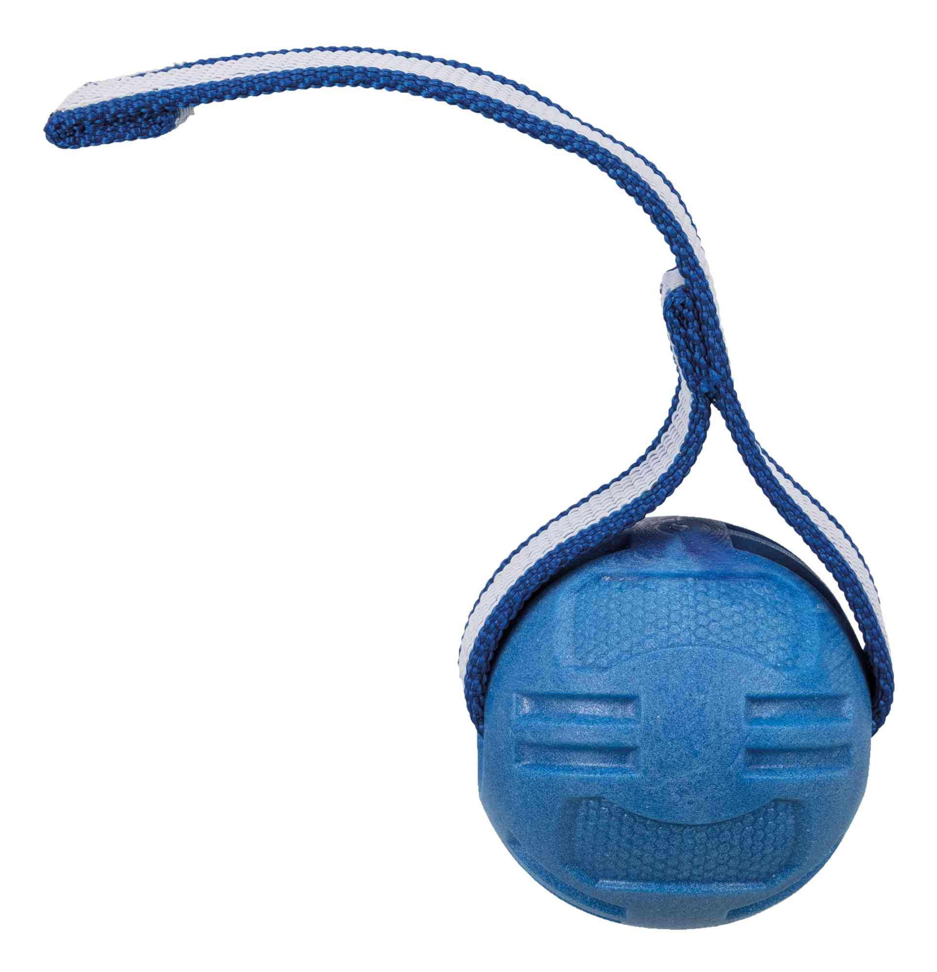 Trixie Ball Gurt 32851 – Schwimmfähiger Hundeball leicht aus TPR mit griffiger Gurtbandschlaufe