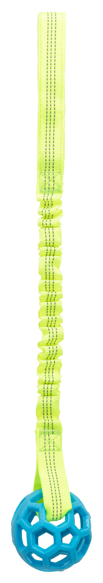 Trixie Bungee Tugger 32869 – Robuster Vollgummiball ø 7 cm aus zahnschonendem TPR