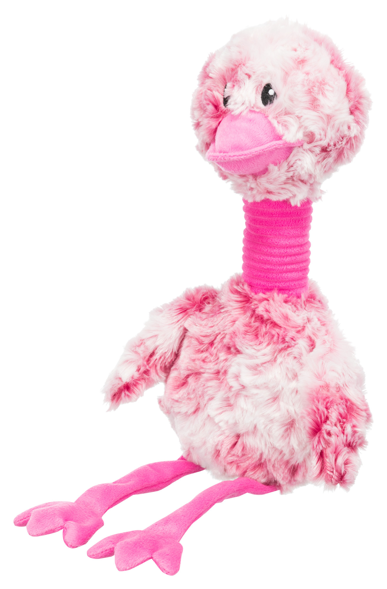 Hundespielzeug mit Quietscher 35680 – Großes 44 cm Trixie Plüsch-Vogelspielzeug aus Stoff mit integrierter Stimme