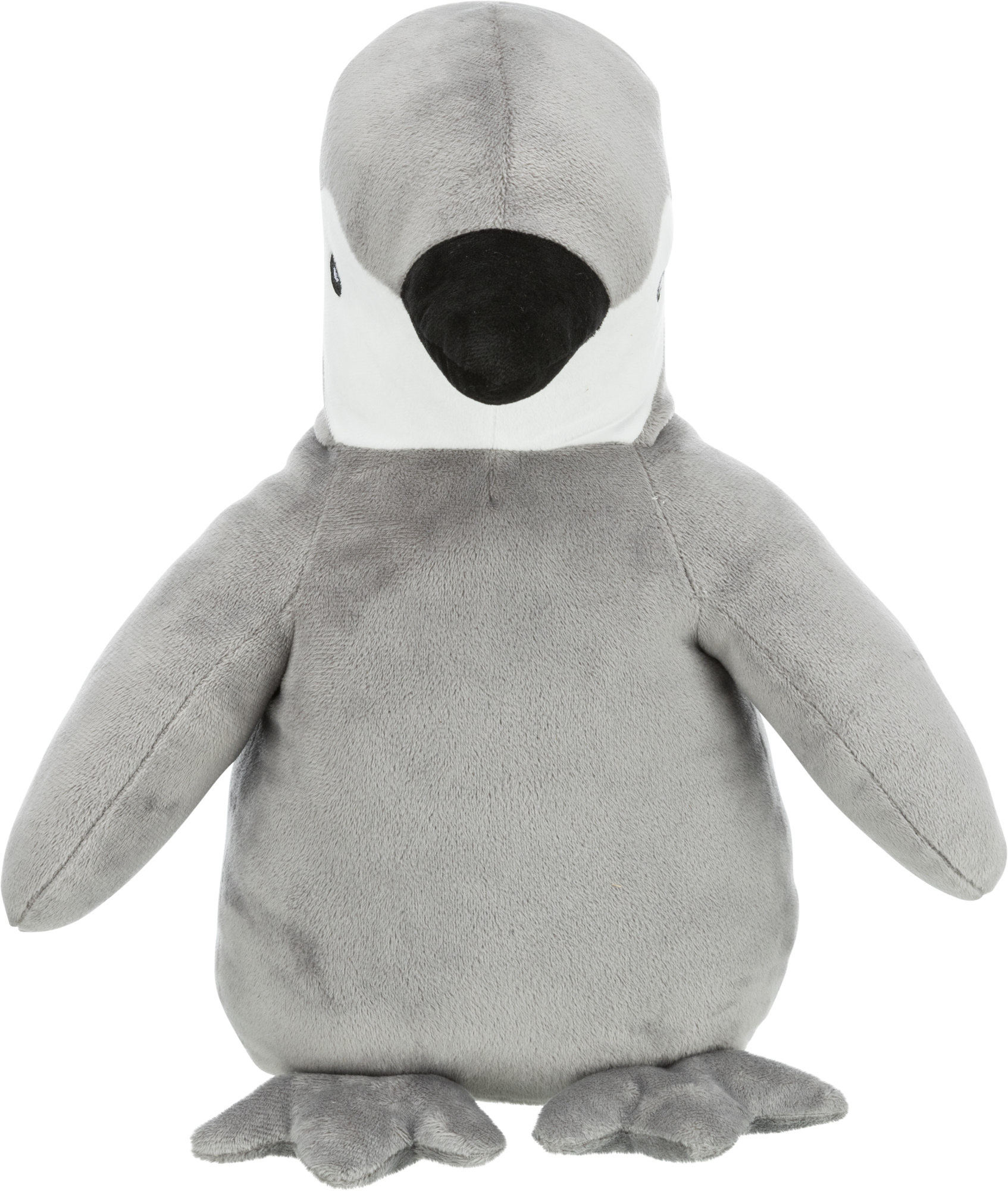 Weiches Hundespielzeug Stoff 35927 – 38 cm großer, kuscheliger Trixie Plüsch-Pinguin aus Stoff mit integrierter Stimme