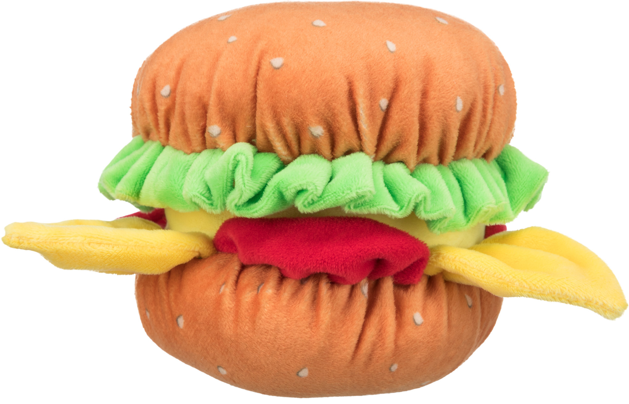trixie hundespielzeug burger 35951 – Trixie Burger Plüsch und Hundespielzeug mit Quietscher