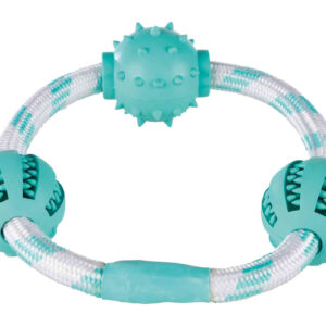trixie hundespielzeug ball 33704 – Trixie Ring Minzgeschmack und Hundespielzeug zur Zahnpflege