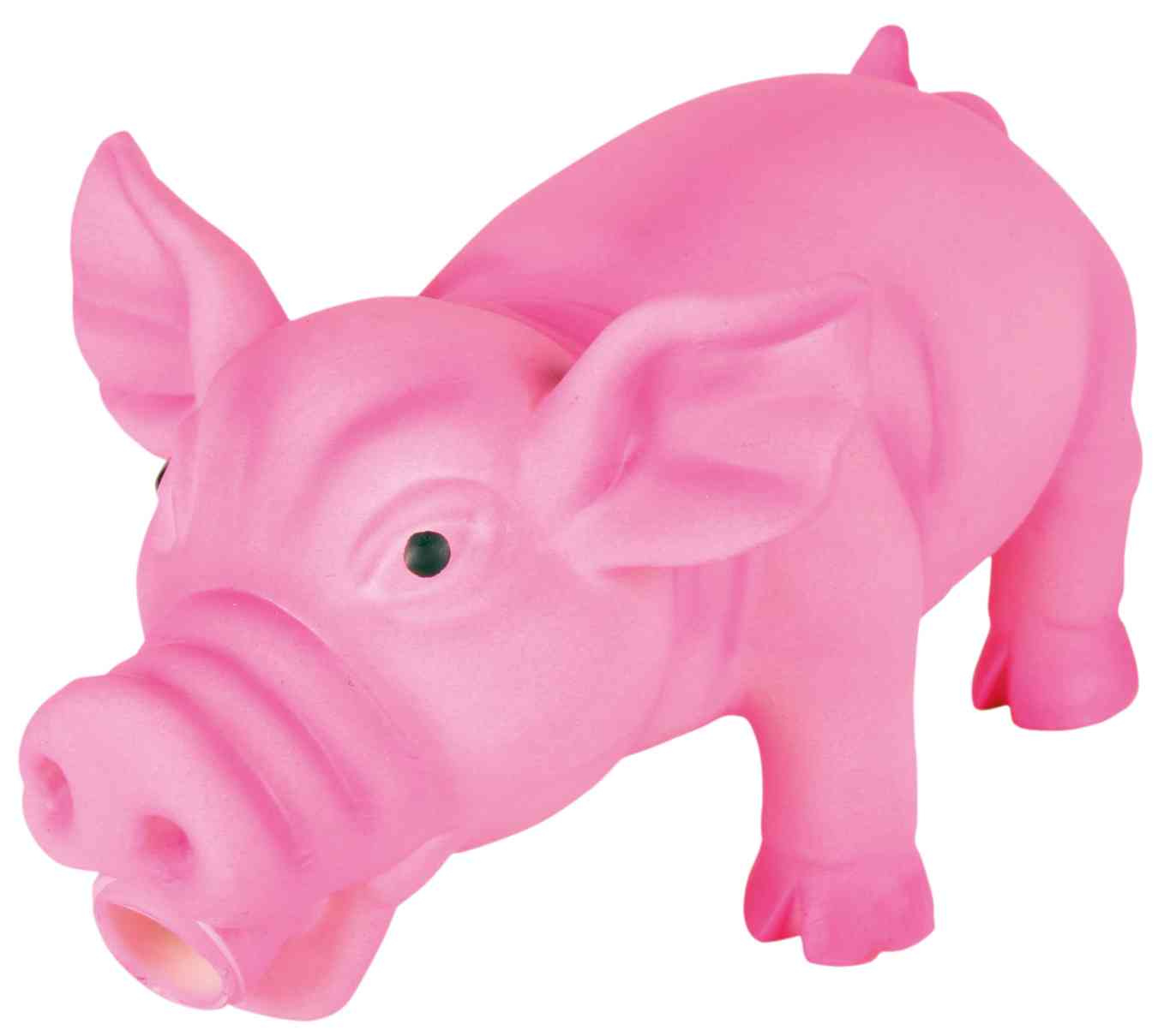 Grunzendes Schwein Hund 35496 – Großes 32 cm XL-Latexschwein mit weicher Polyestervlies-Füllung und Soundmodul