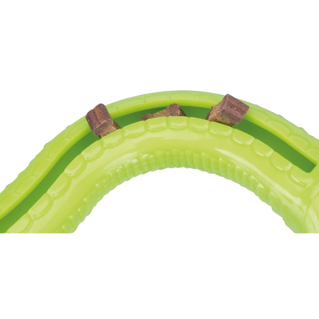 Trixie Snack-Snake 42 cm Art.-Nr. 34949 – Originalverpacktes Hundespielzeug befüllbar Gummi für das tägliche Training