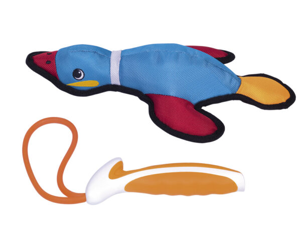 nobby-hundespielzeug-ente-mit-schleuder-nylon-50569-tierbedarf-bvl-shop