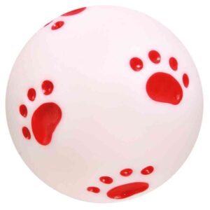 Trixie Pfotenball Vinyl und Hundespielzeug mit Quietscher
