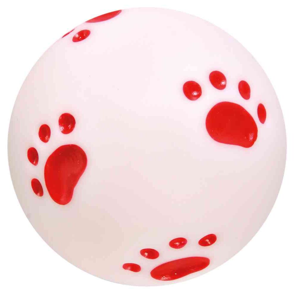 Trixie Pfotenball Vinyl und Hundespielzeug mit Quietscher