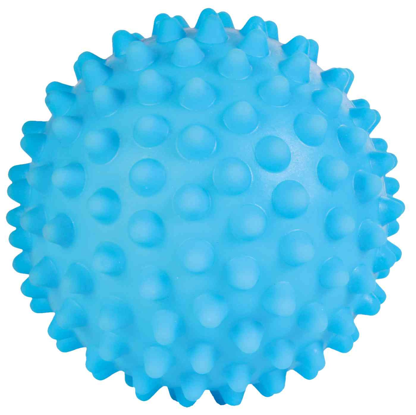 Trixie Igelball Vinyl 3419 – Großer Noppenball Hund zur lautlosen Zahnfleisch-Massage