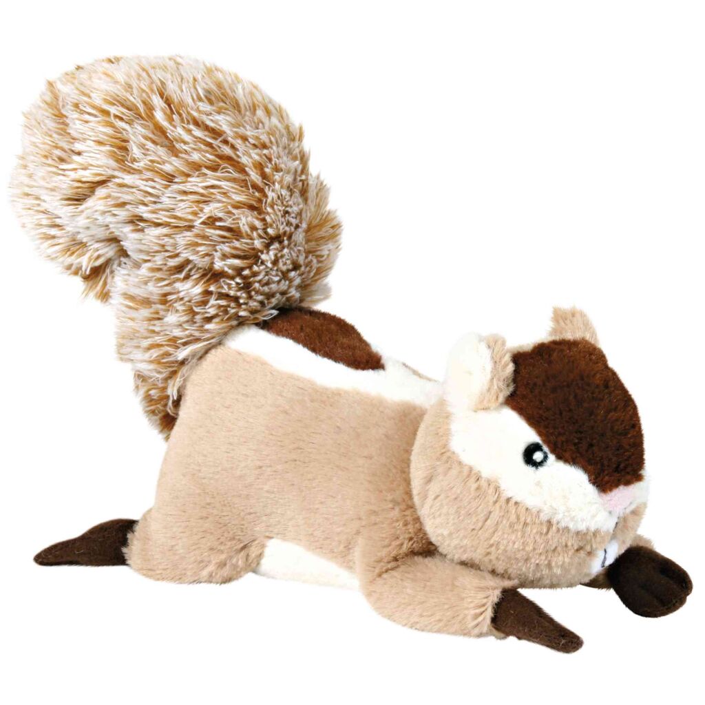 trixie hundespielzeug streifenhörnchen 35988 – Trixie Streifenhörnchen Plüsch und Hundespielzeug mit Quietscher