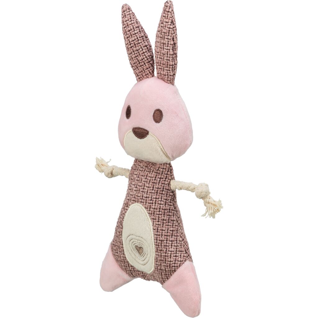 Hundespielzeug Hase mit Stimme und Trixie Plüsch Hase 24cm für Hunde
