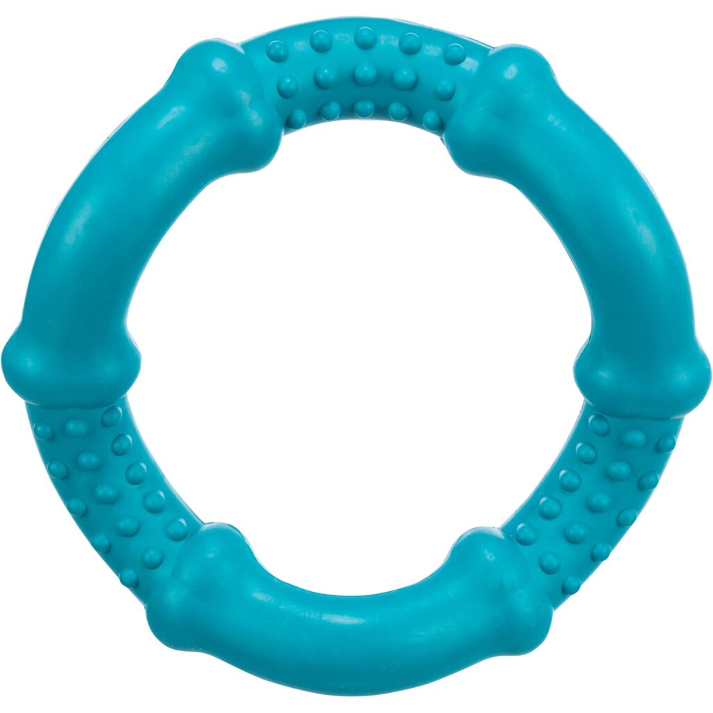 Trixie Hundespielzeug 3360 – Robuster ø 15 cm Beißring ohne Quietscher für mittlere und große Rassen