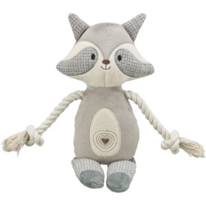Das trixie hundespielzeug waschbär 36155 Plüschtier im drolligen Wildtier-Design