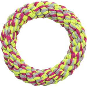 trixie hundespielzeug ring 32655 – Trixie Tauring bunt und Hundespielzeug mit Tau