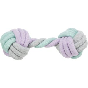 trixie hundespielzeug hantel 32815 – Trixie Junior Hantel und Welpen Kauseil Hantel
