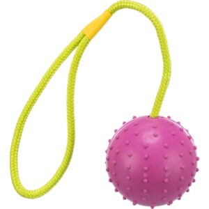 trixie hundespielzeug ball 3308 – Trixie Ball Seil und Schwimmfähiger Hundeball leicht