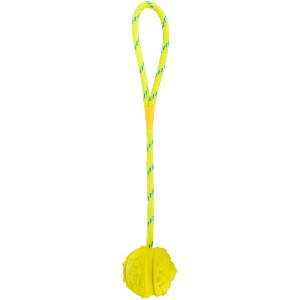 trixie hundespielzeug ball 33482 – Trixie Ball Seil und Schwimmender Hundeball leicht