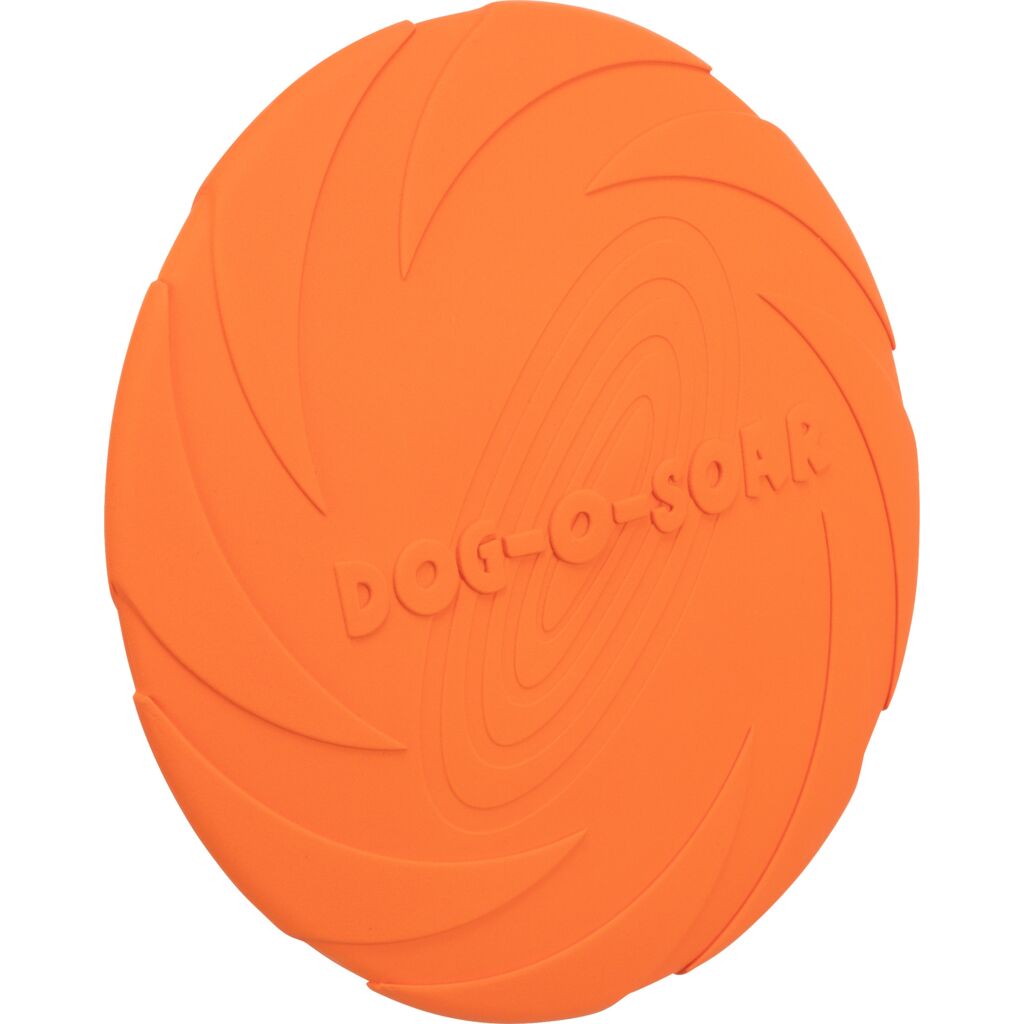 Schwimmfähiges Hundespielzeug leicht 33502 – Flexible ø 22 cm Hundefrisbee aus weichem Naturgummi