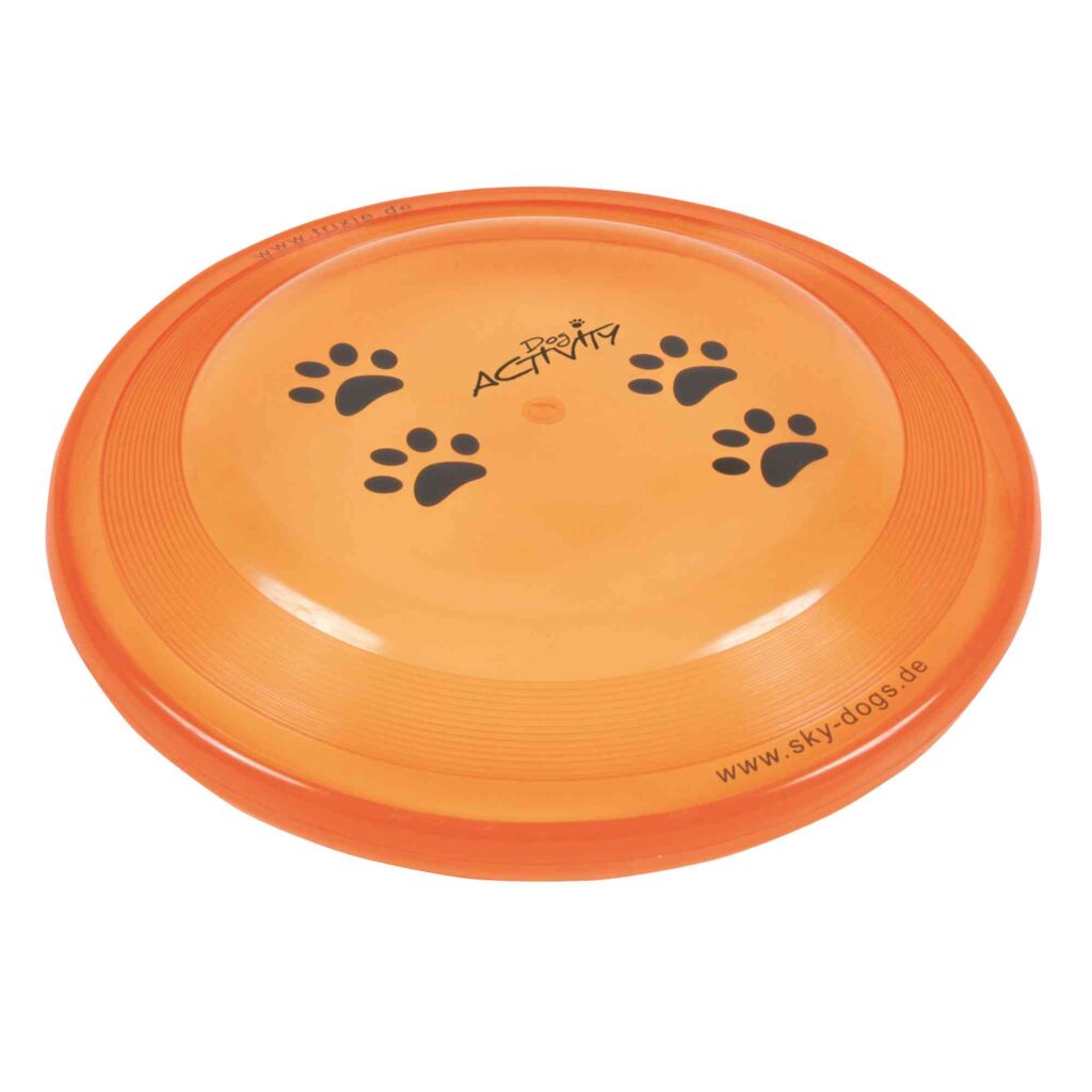 trixie hundespielzeug disc 33561 – Trixie Dog Disc und Turniertaugliche Hundefrisbee Kunststoff