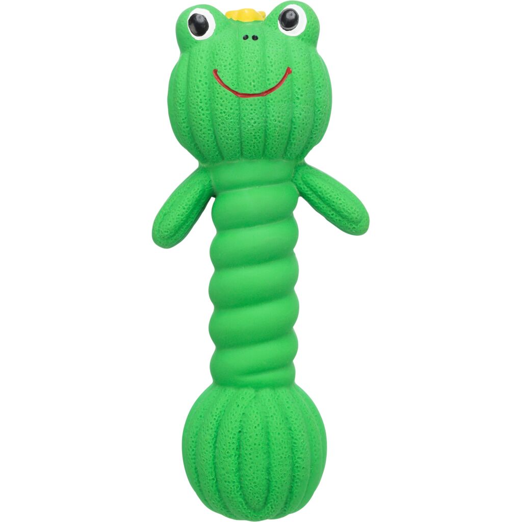 trixie hundespielzeug hantel 34484 – Trixie Frosch Hantel und Hundespielzeug mit Quietscher