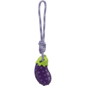 trixie hundespielzeug aubergine 34707 – Trixie Aubergine Seil und Hundespielzeug mit Quietscher