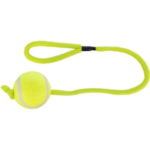 trixie hundespielzeug ball 3479 – Trixie Tennisball Seil und Hundespielzeug mit Seil