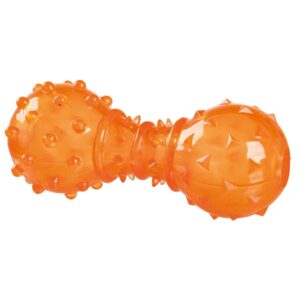 trixie hundespielzeug hantel 34930 – Trixie Snack Hantel und Hundespielzeug befüllbar Gummi