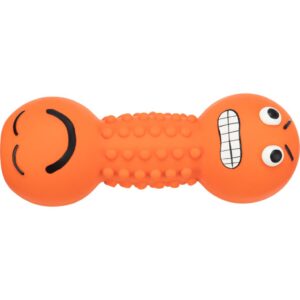 trixie hundespielzeug hantel 35251 – Trixie Smiley Hantel und Hundespielzeug mit Quietscher