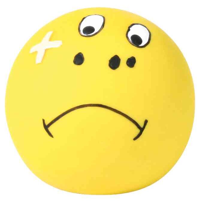 Trixie Hundespielzeug 35266 – Zahnschonender, gelber Latex-Smileyball direkt abholbar oder schnell geliefert im bvl Shop