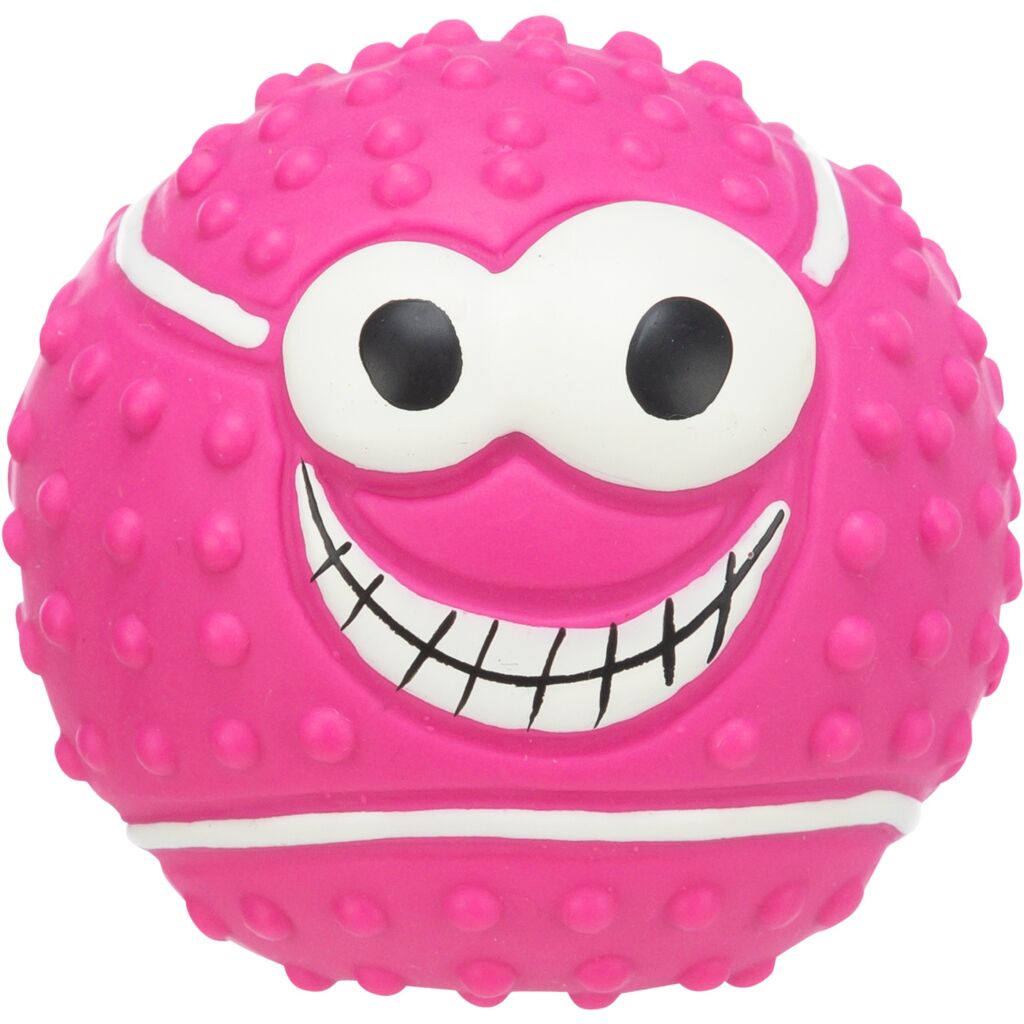 Trixie Hundespielzeug 3527 – Handlicher ø 7 cm Latexball mit Squeaker für kleine Hunde und Welpen