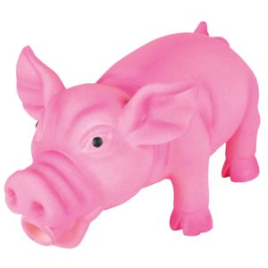 trixie hundespielzeug schwein 35490 – Trixie Schwein Latex und Grunzendes Schwein Hund