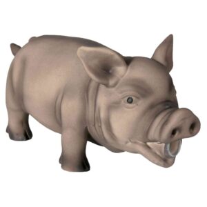 trixie hundespielzeug schwein 35491 – Trixie Schwein Latex und Grunzendes Schwein Hund