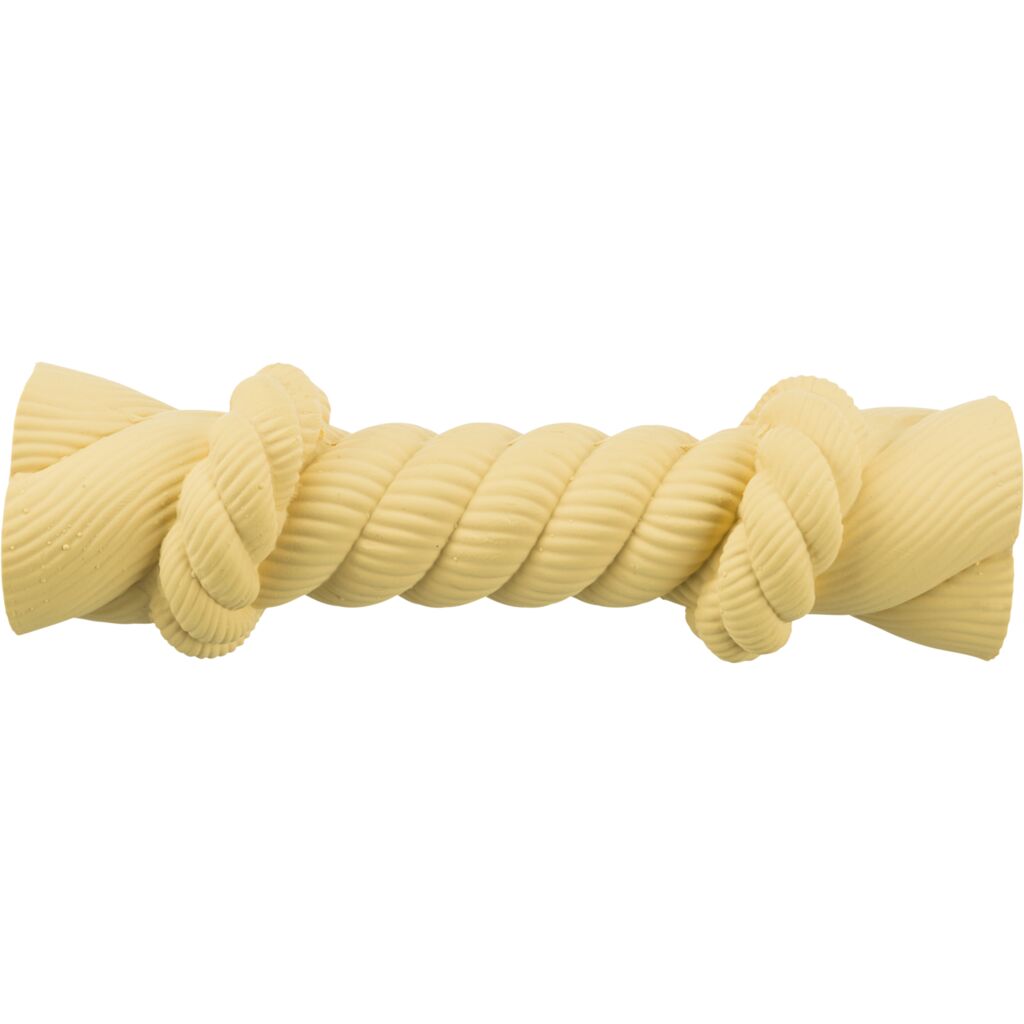 Trixie Knister Tau 35513 – Ergonomisch gedrehte Tauform aus softem Latex mit spannender Knisterfolie im Inneren