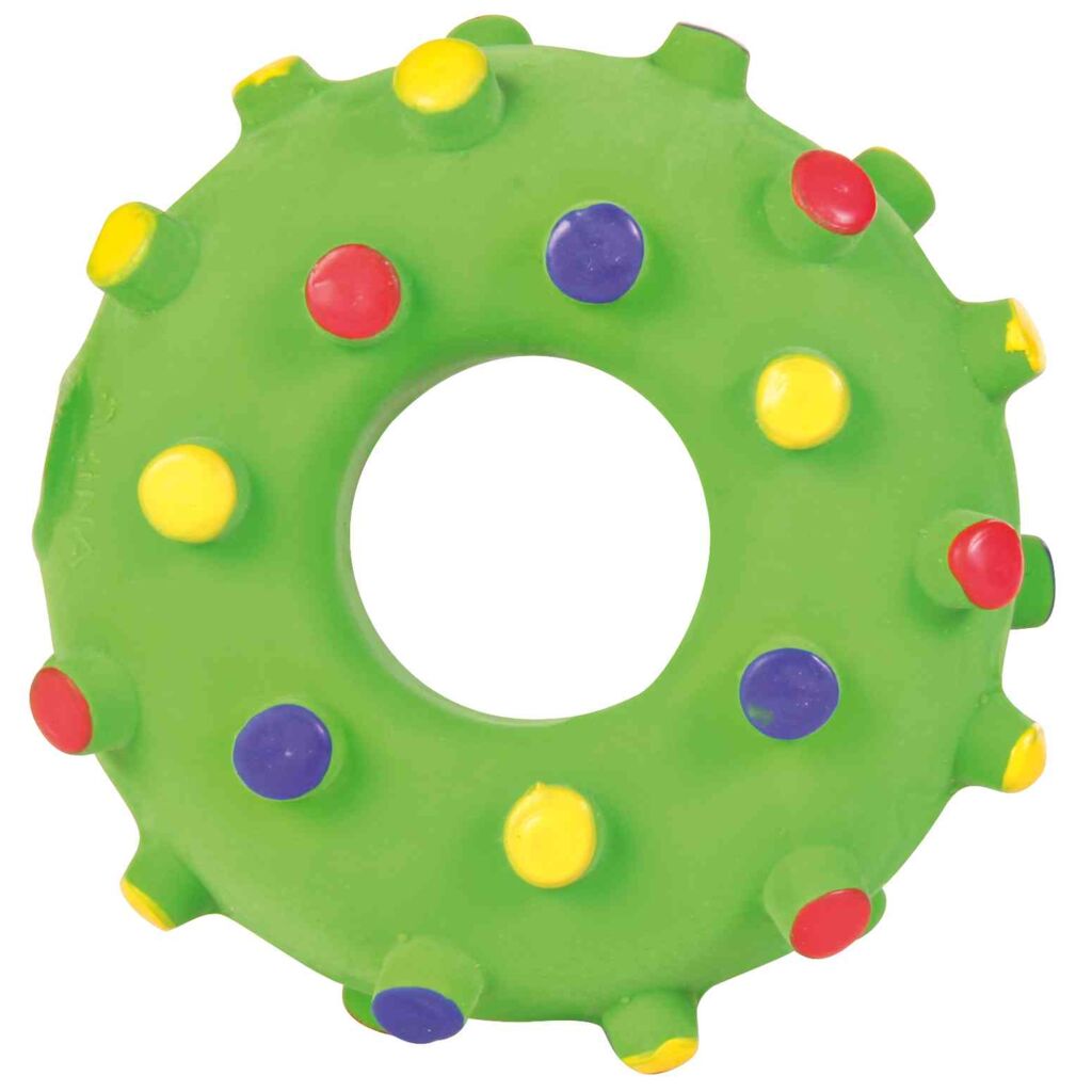 trixie hundespielzeug ring 35612 – Trixie Junior Ring und Geräuschloses Welpenspielzeug Latex