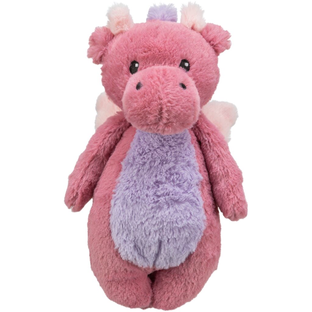Hundespielzeug Drache mit Stimme und Trixie Plüsch Drache 27cm für Hunde