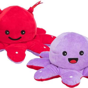 Trixie Hundespielzeug Wende-Oktopus 35929 – Großes wendbares Kuscheltier und XXL Stoffspielzeug