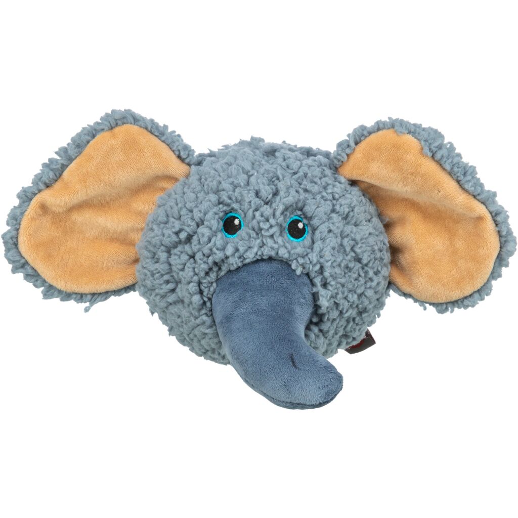 Weicher Plüsch und saubere Nähte am Trixie Flicken Elefantenkopf 12 cm