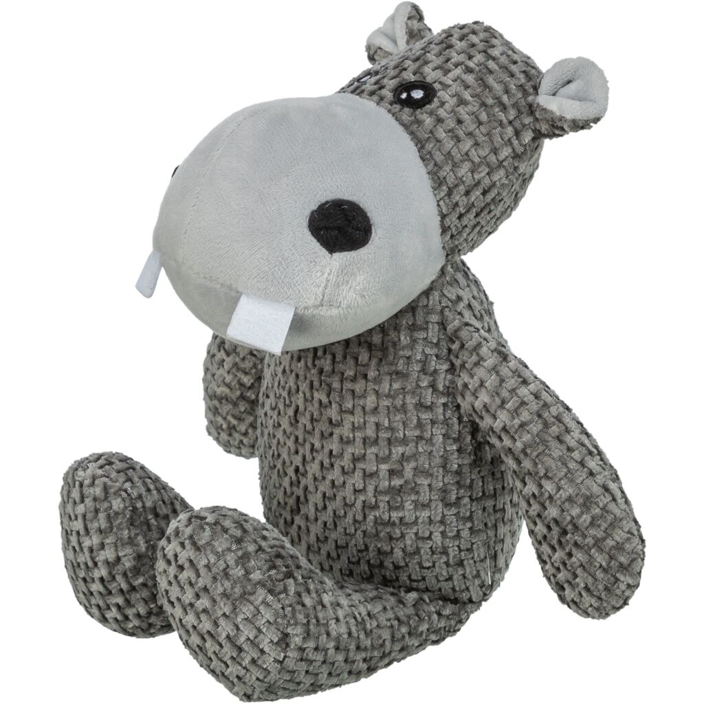 Trixie Hundespielzeug robust Nilpferd Plüsch für Hunde bvl-Shop