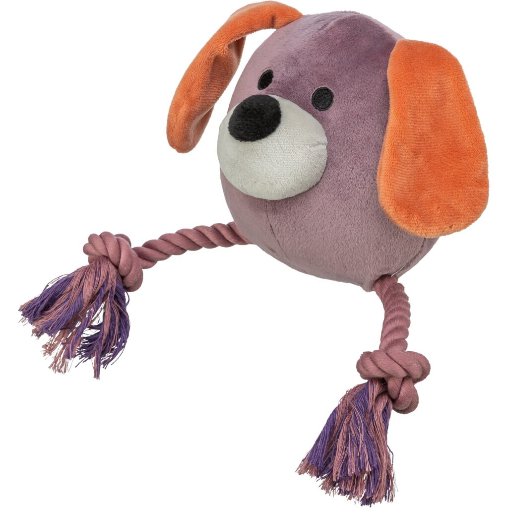 Trixie Hundespielzeug robust Plüschtier mit Tau für Hunde bvl-Shop