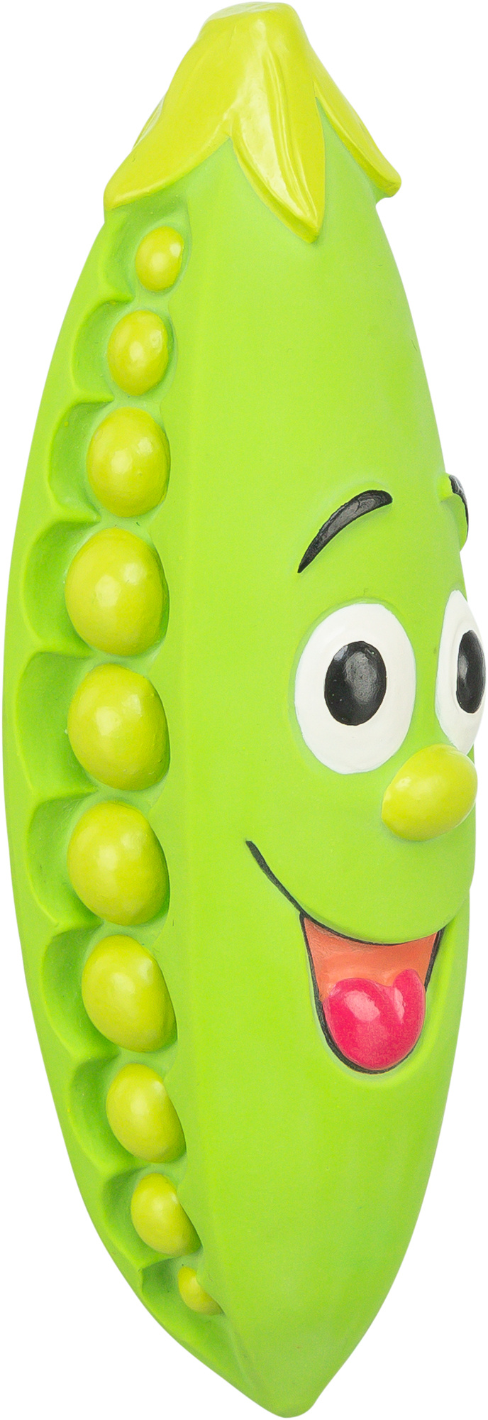 Trixie Erbsenschote Latex 36212 – Handliches 16 cm Welpenspielzeug aus weichem Naturlatex