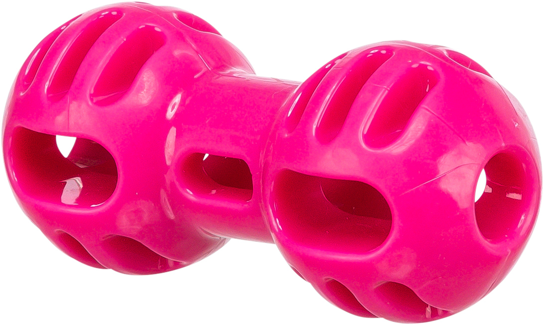 Trixie Hantel TPR 33473 – Geräuschlose Hundehantel schwimmend aus weichem Material für Welpen