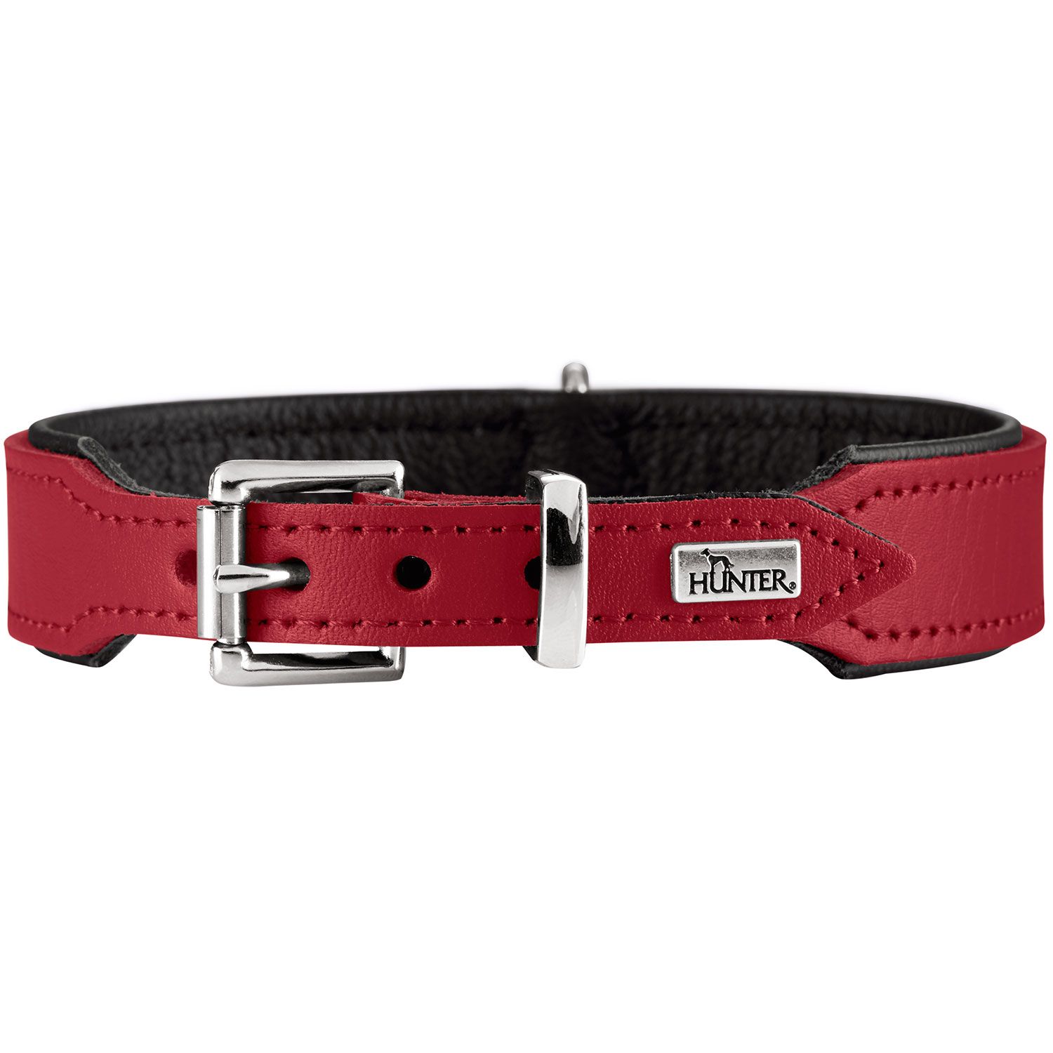 hunter-hundehalsband-halsband-basic-leder-46945-46950-tierbedarf-bvl-shop