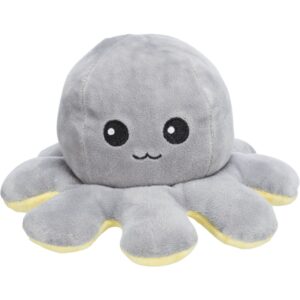 Trixie Wende-Oktopus 35928 – Wendbares Plüsch Hundespielzeug mit zwei verschiedenen farbigen SeitenTrixie Hundespielzeug Wende-Oktopus 35928 – Weiches Kuscheltier und wendbares Stoffspielzeug